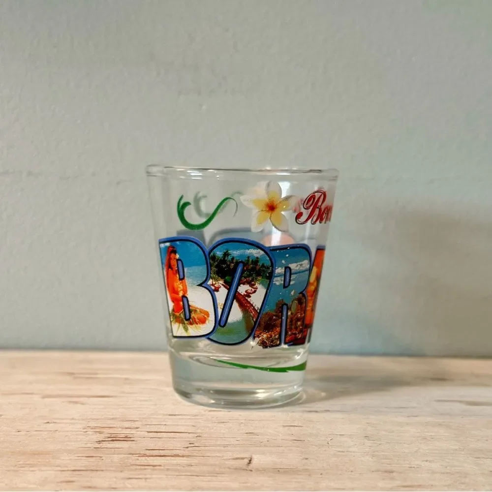 Bora Bora Shot Glass | Souvenir Collectible Barware